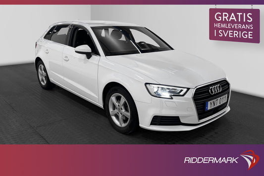 Audi A3 Sportback 150hk Proline Sensorer Carplay Audi-Sound