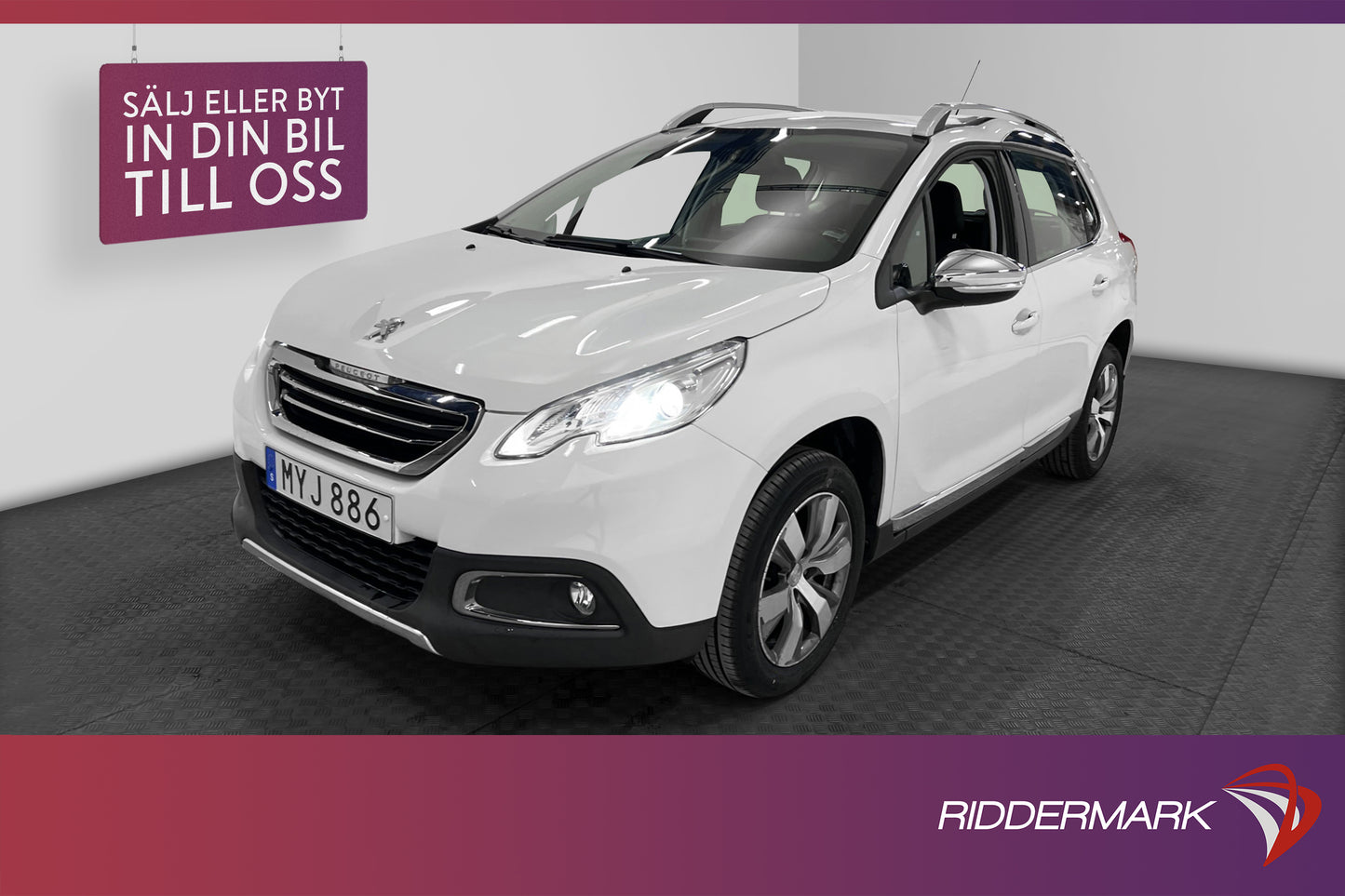 Peugeot 2008 1.2 VTi 82hk Allure Sensorer Välserv 0,44L/Mil