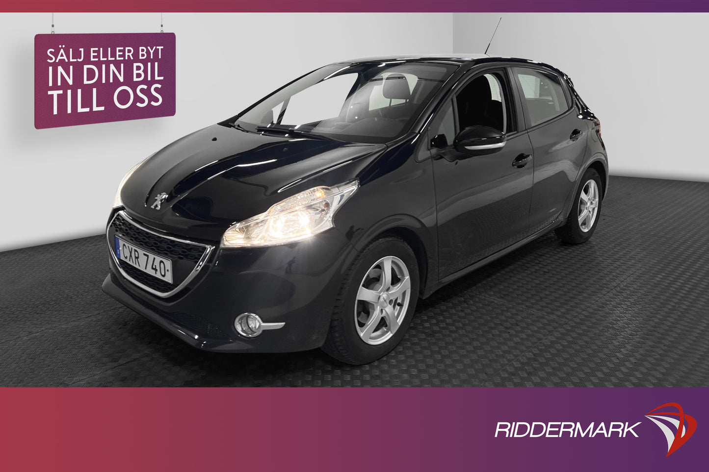 Peugeot 208 1.2 VTi 82hk P-sensorer Välservad Ny Kamrem