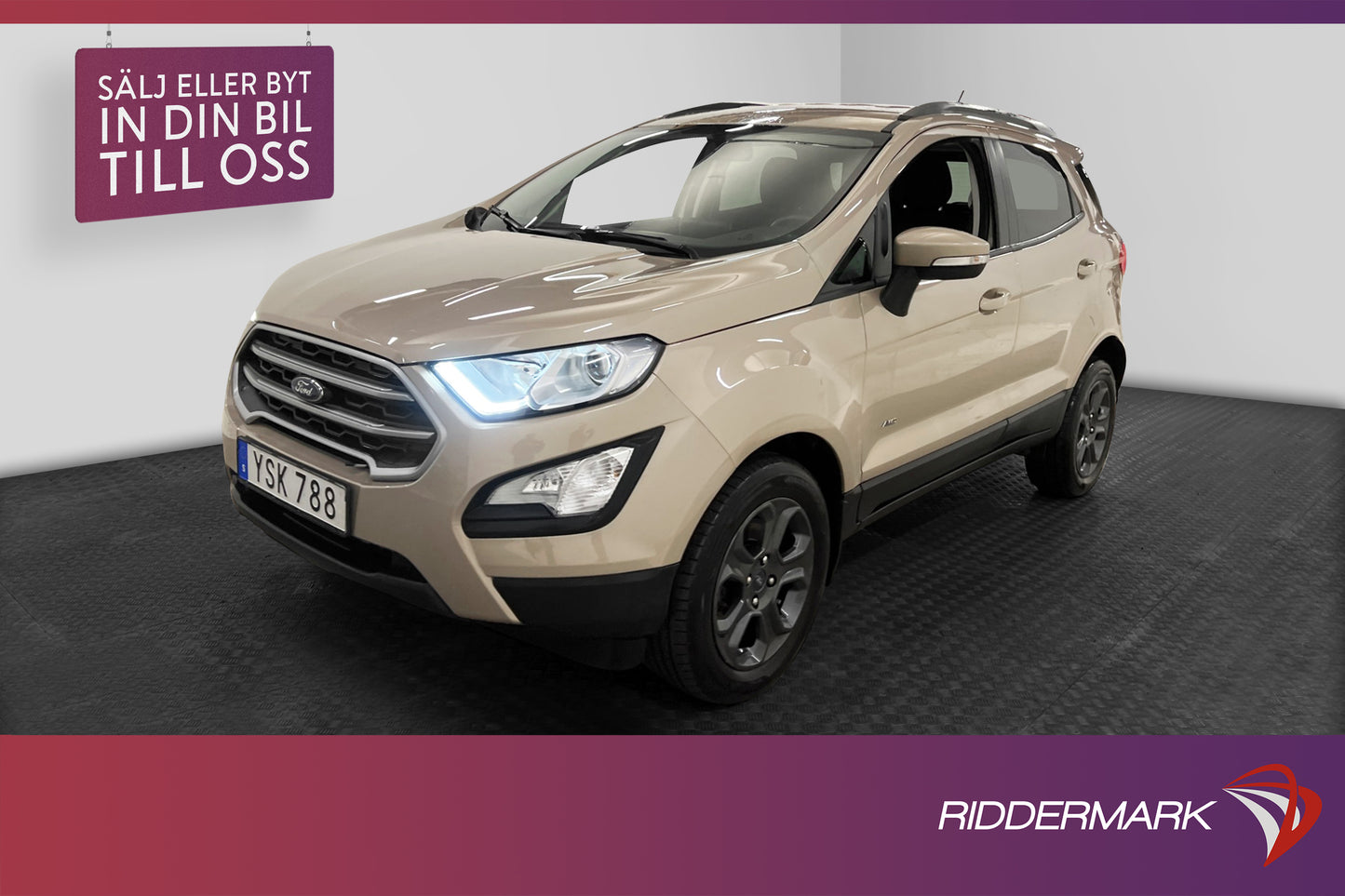 Ford EcoSport 1.5 AWD 125hk Värmare Navi Rattvärm Sensorer