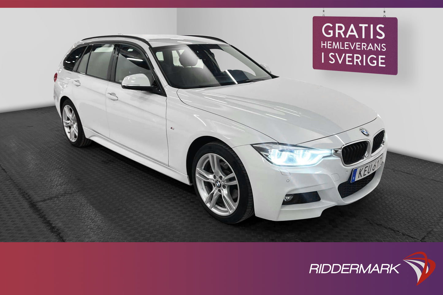 BMW 320d xDrive Touring 190hk Drag M-Sport LED Skinn Navi