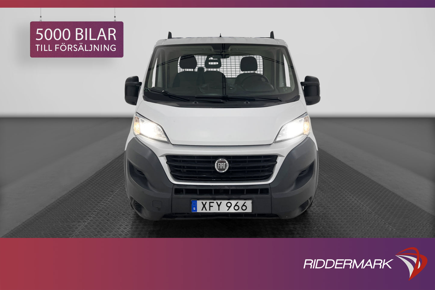 Fiat Ducato Flakbil L4 2.3 Värmare Ny-Kamrem Nyservad Moms