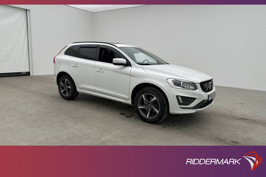 Volvo XC60 D4 AWD R-Design Pano VOC Navi Skinn BLIS Drag