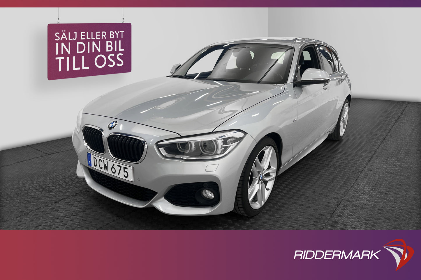 BMW 118i 136hk M Sport Navigation BT P-Sensorer Nyservad