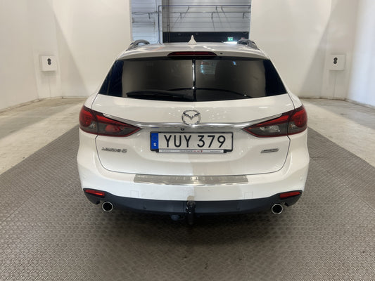 Mazda 6 Wagon 2.0 165 hk P-sensorer Dragkrok Navi Låg skatt