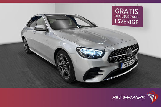 Mercedes-Benz E 220 d 200hk AMG Widescreen 360° Skinn Navi