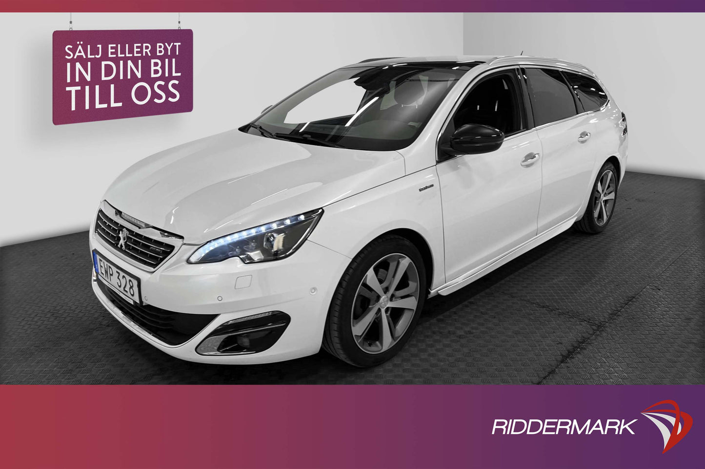 Peugeot 308 SW 1.2 130hk GT-Line Pano B-Kam Navi 0.52L/Mil