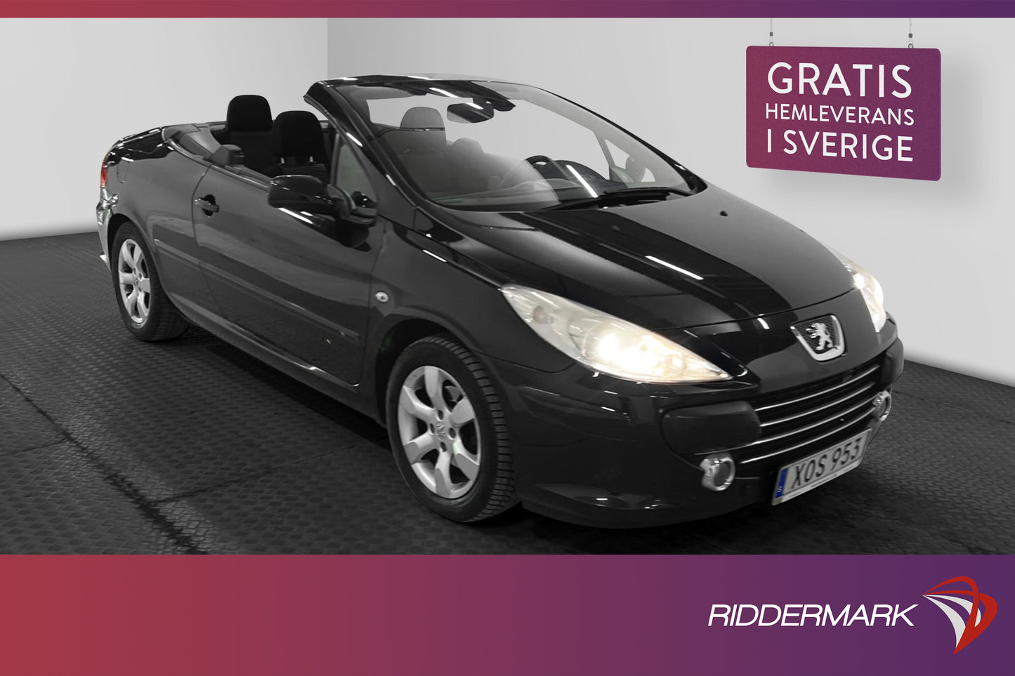 Peugeot 307 CC Cabriolet 2.0 140hk P-sensorer Välservad