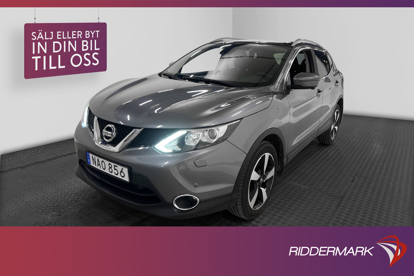 Nissan Qashqai 1.2 DIG-T 115hk Pano 360°Kamera Navi Keyless