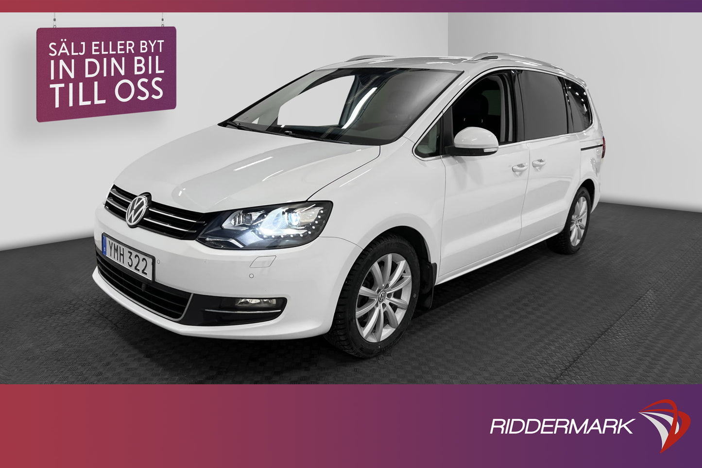 Volkswagen Sharan 2.0 TDI 184hk 4M M-Värmare B-Kamera 7-Sits