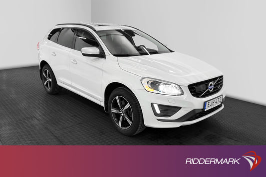 Volvo XC60 D4 R-Design VOC Värmare H/K Pano Drag Navigation