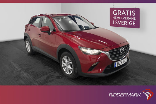 Mazda CX-3 2.0 SKYACTIV-G 121hk Core Drag Värmare Välservad