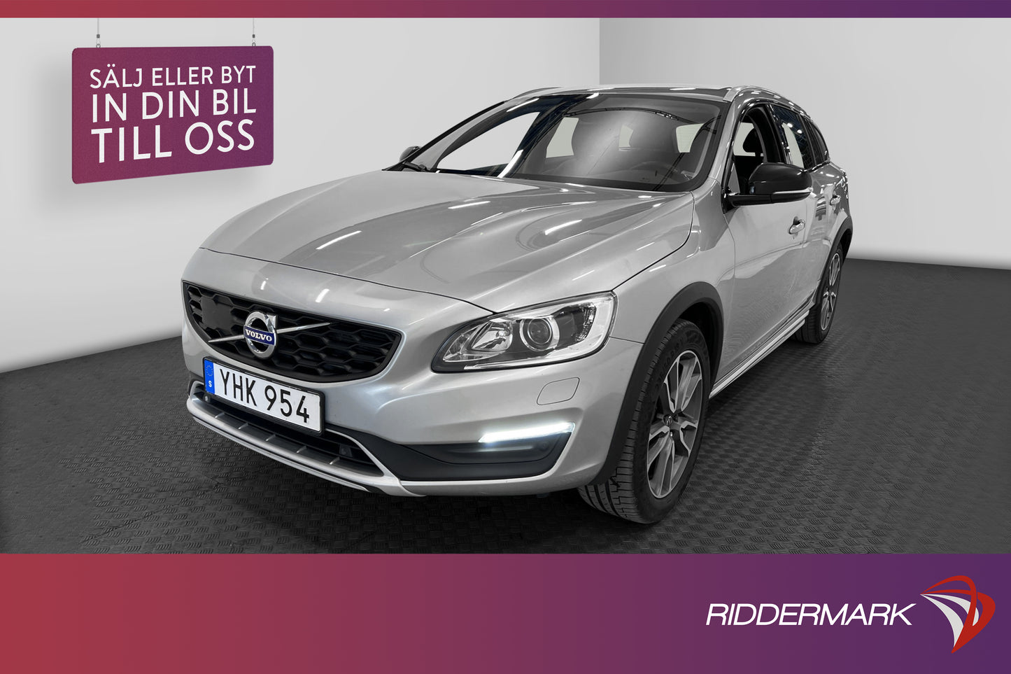 Volvo V60 Cross Country D4 Summum VOC Värmare Drag Skinn