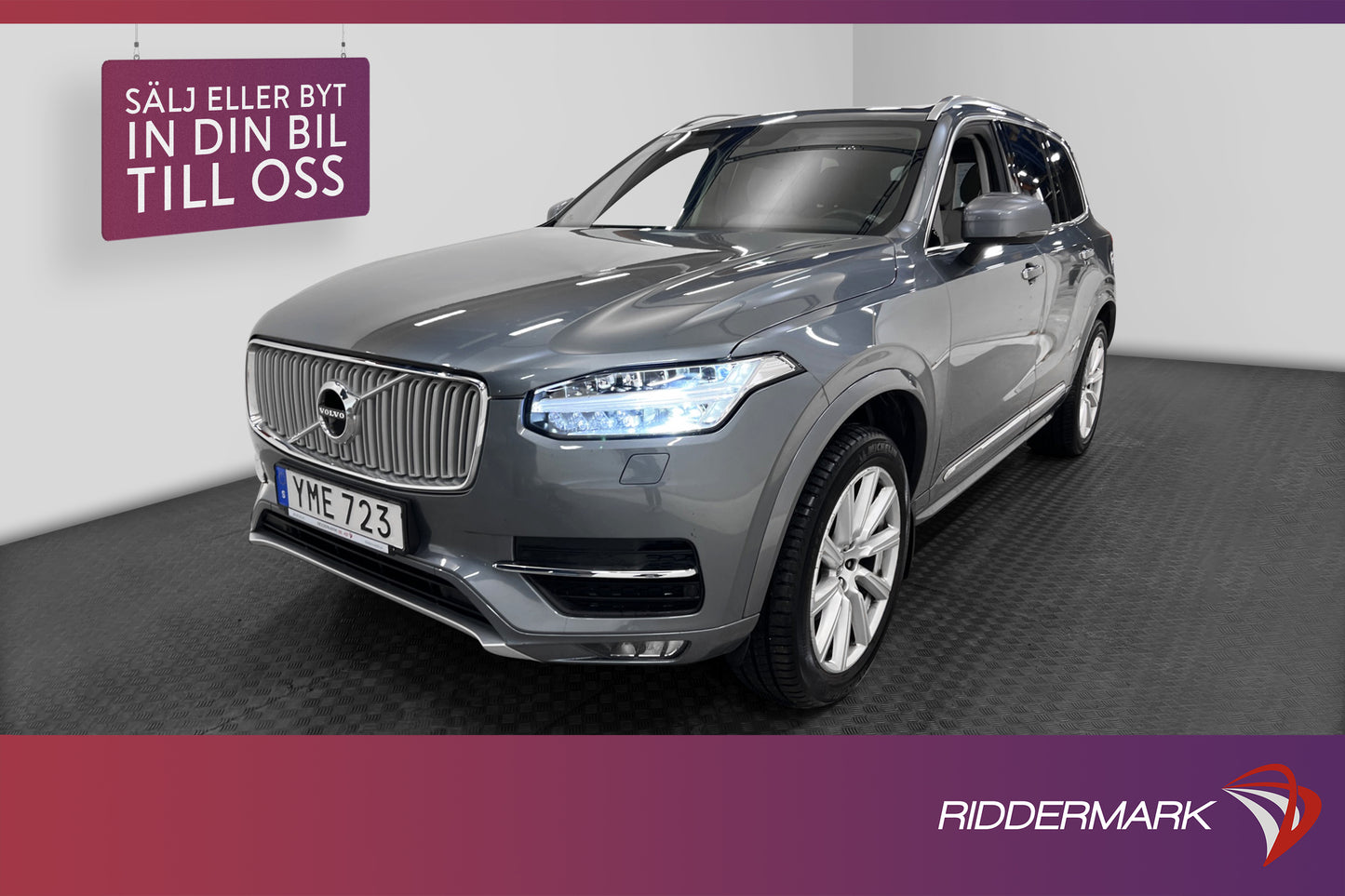 Volvo XC90 D5 AWD Inscription VOC Värmare 360° Pano 7-Sits