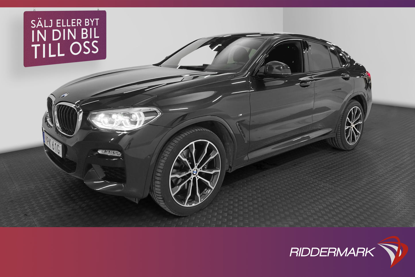 BMW X4 xDrive30d 265hk M Sport D-värm Navi HUD 360° H/K MOMS