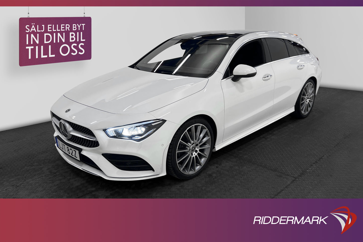 Mercedes-Benz CLA 220 190hk AMG Pano Wide Burm Kamera Drag