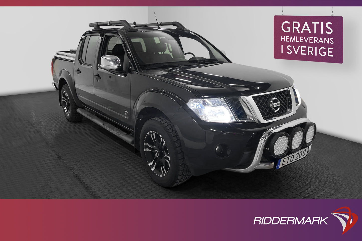 Nissan Navara 3.0dCi V6 231hk 4x4 Drag Taklucka Skinn Moms