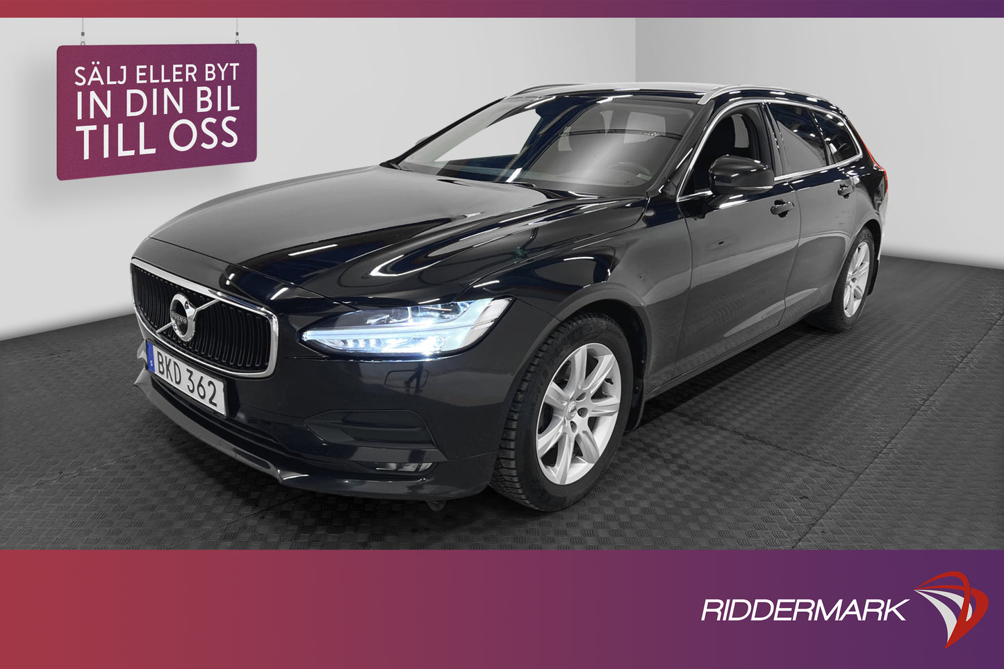 Volvo V90 D3 AWD 150hk Advanced Värmare VOC 360° BLIS Drag