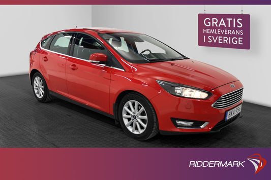 Ford Focus 1.0 EcoBoost 125hk Sensorer Dragkrok Välservad