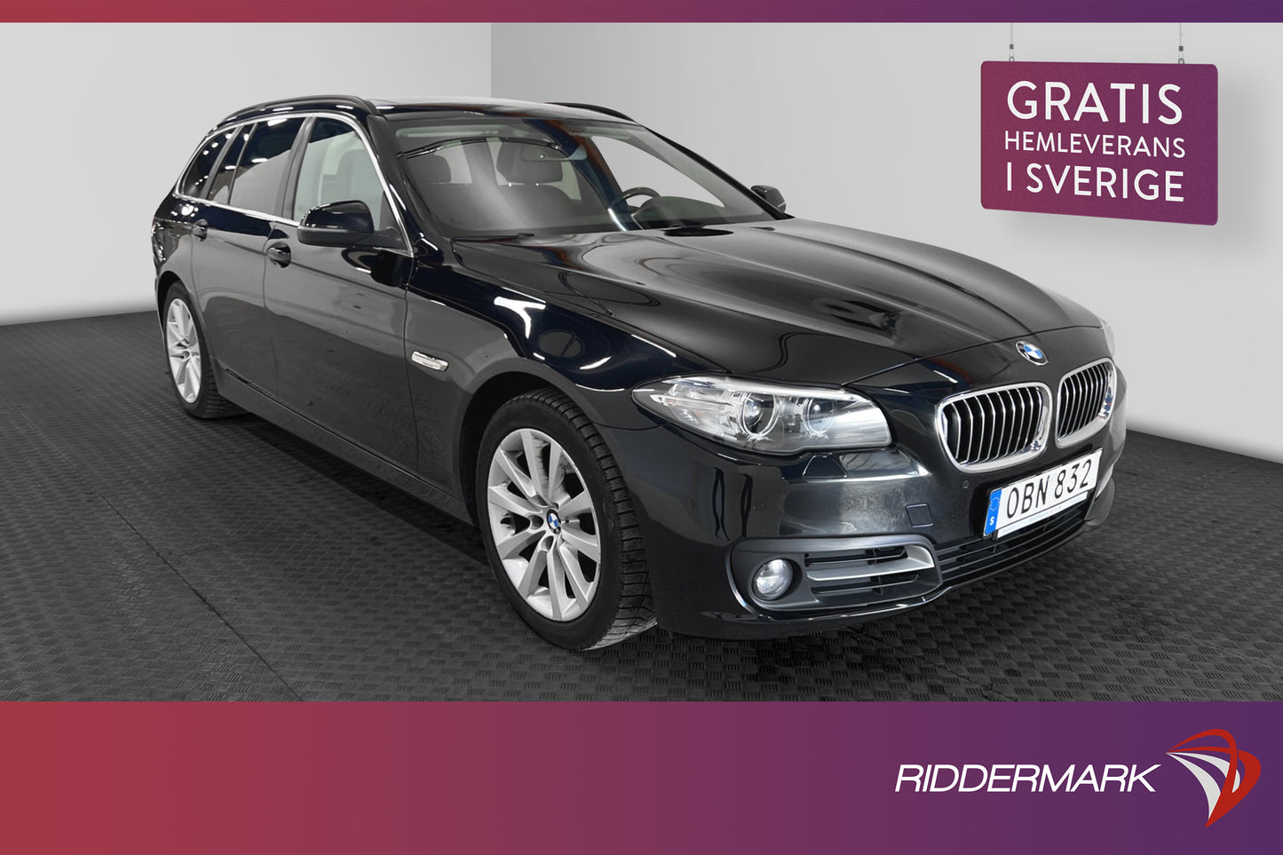 BMW 520d Touring xDrive 184hk Pano Navi Skinn Sensorer