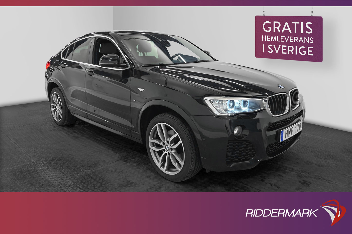 BMW X4 xDrive20d 190hk M-Sport B-Kamera Navi HiFi Skinn