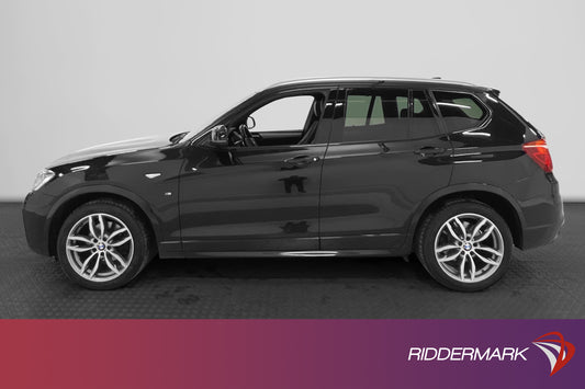 BMW X3 20d 190hk xDrive M Sport Panorama H/K D-värm Drag