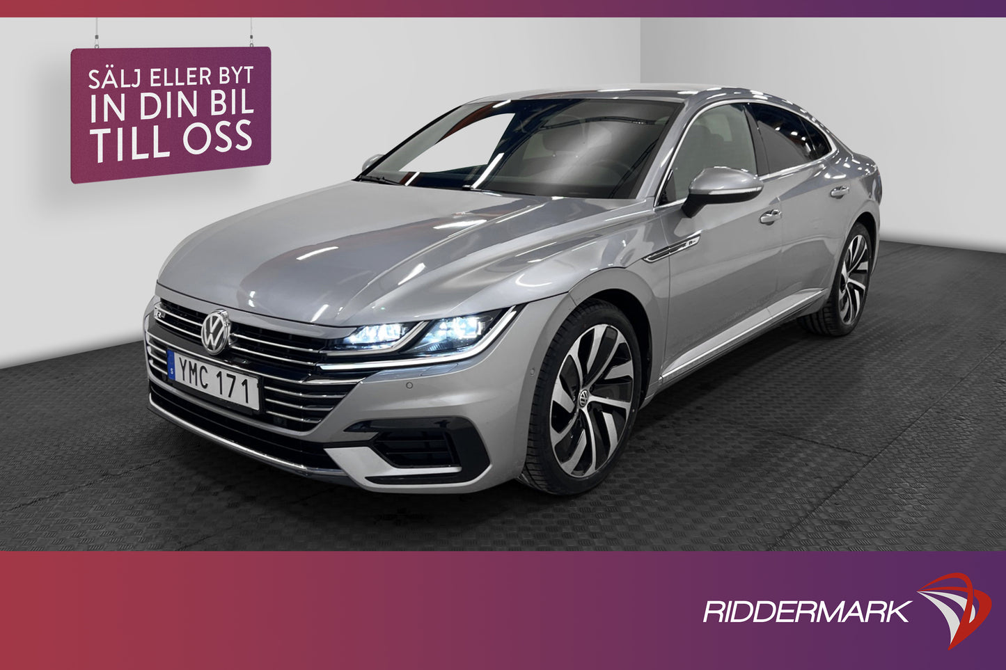 Volkswagen Arteon 4M 190hk R-line Cockpit Värmare B-kam Drag