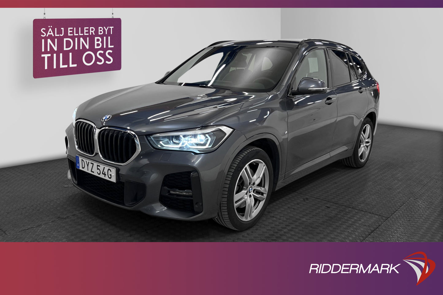 BMW X1 xDrive20d M Sport B-kamera Head Up Navi Halvskinn