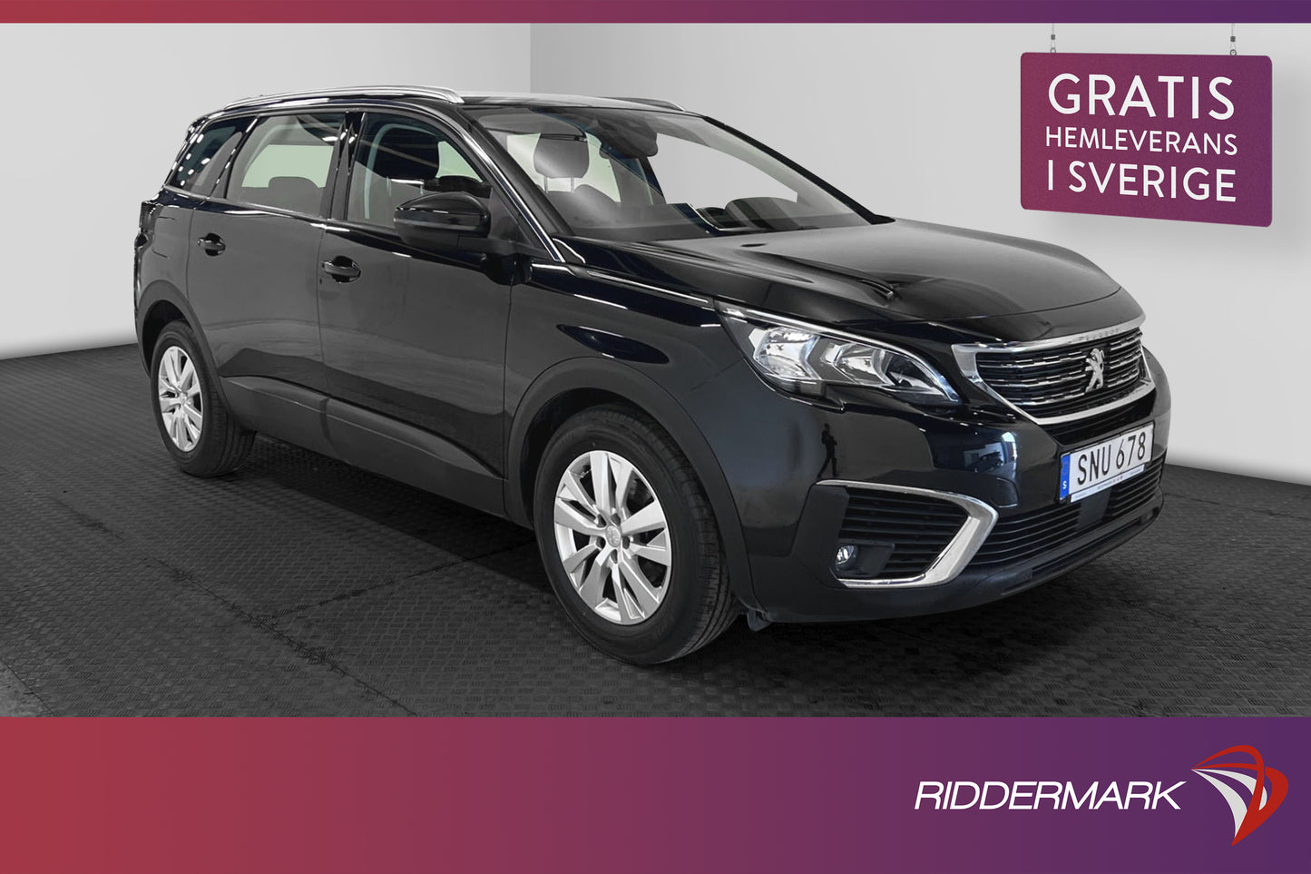 Peugeot 5008 1.2 PureTech 130hk 7 Sits 492kr 0,51L/mil