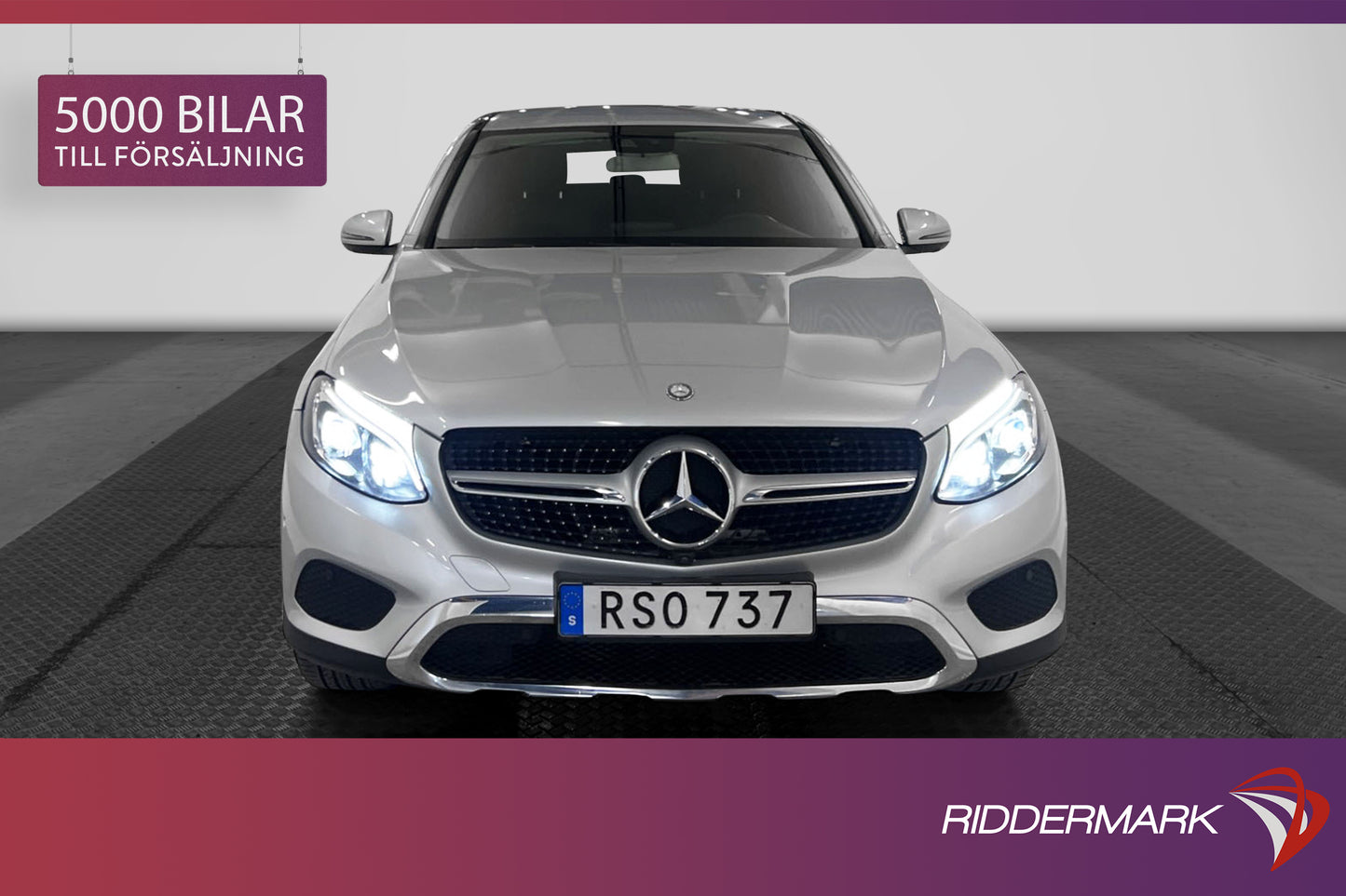 Mercedes-Benz GLC 220 d Coupé 4M D-värm Halvskinn 360° Drag