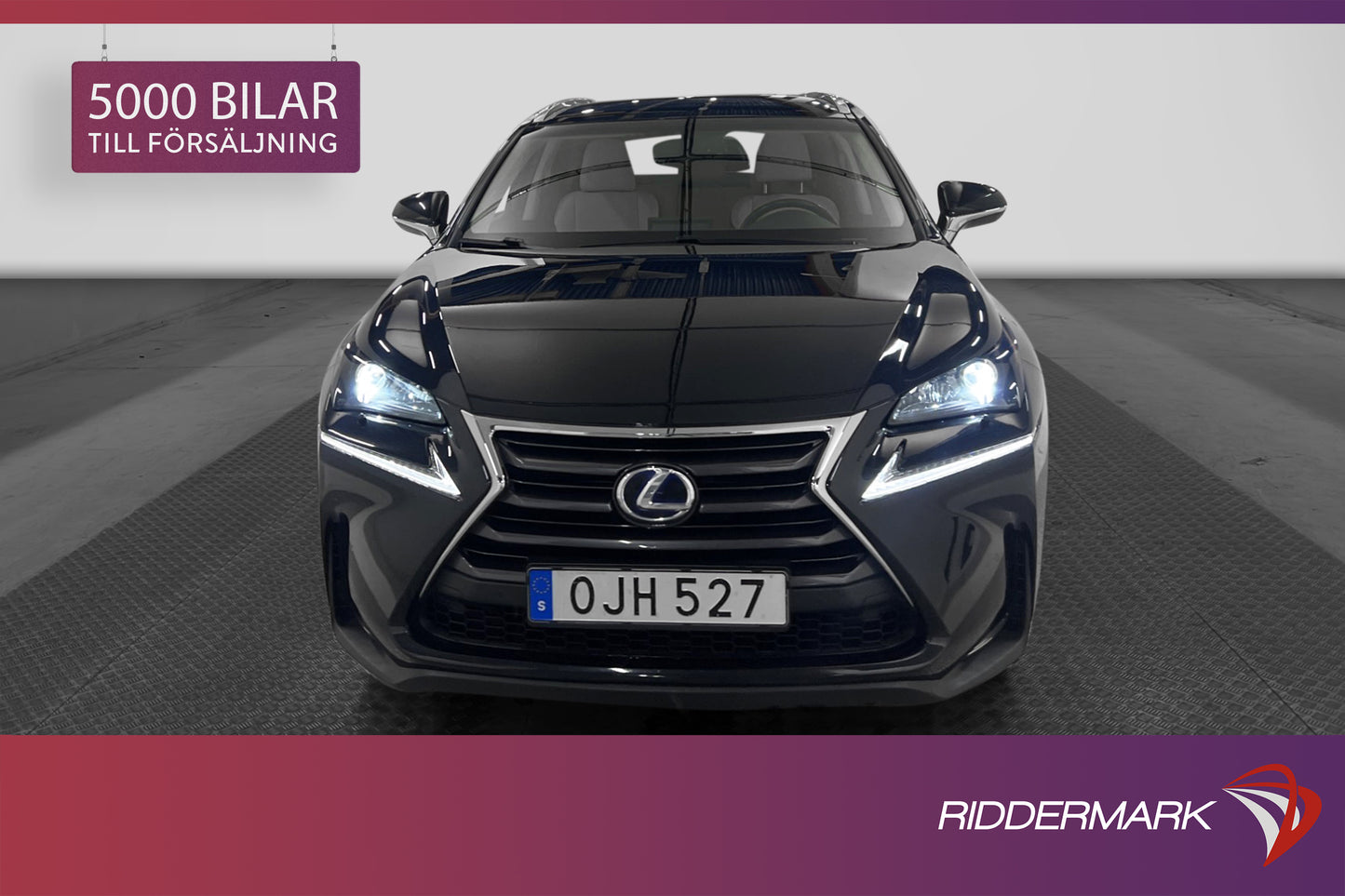 Lexus NX 300h 2.5 E-CVT AWD Skinn B-kamera 1 brukare 197hk