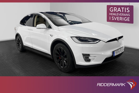 Tesla Model X P100D 611hk Uppg-AP Luftfj Ludicrous Drag MOMS