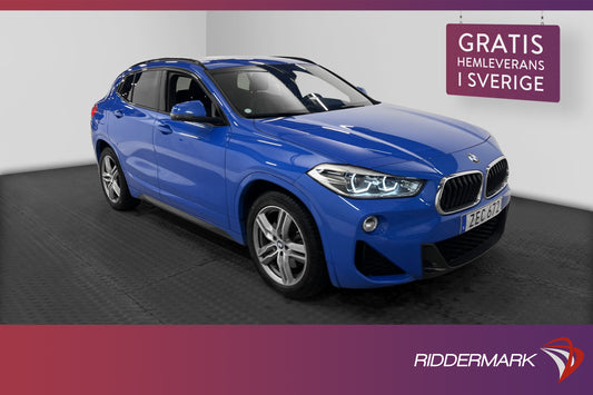 BMW X2 xDrive20d 190hk M-Sport Pano Skinn Kamera HiFi Drag