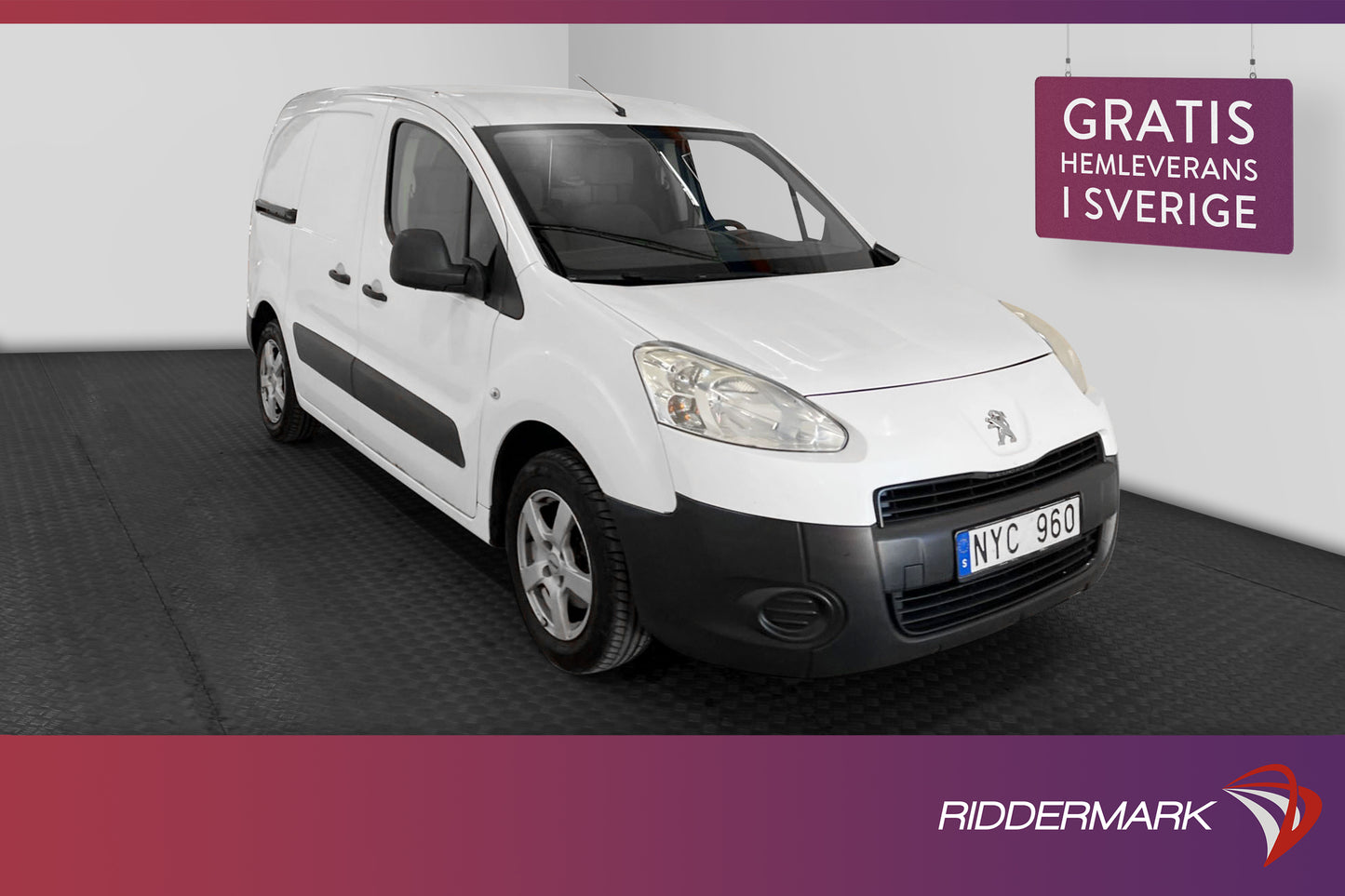 Peugeot Partner 1.6HDi Automat 92hk PDC 3-Sits 0.45L/Mil