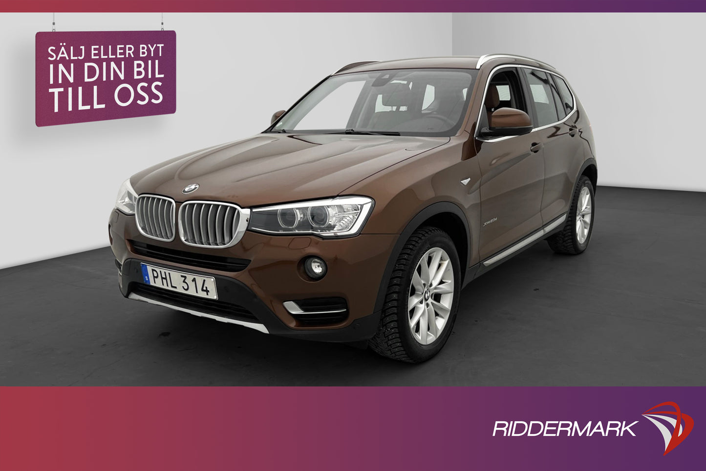 BMW X3 xDrive20d xLine D-värme B-kamera Skinn PDC 190hk