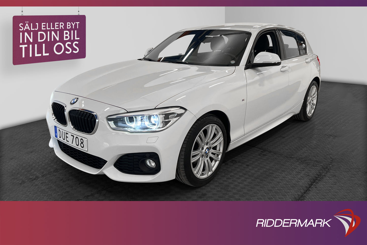 BMW 118 i 136hk M-Sport Navigation Shadowline PDC Nyservad