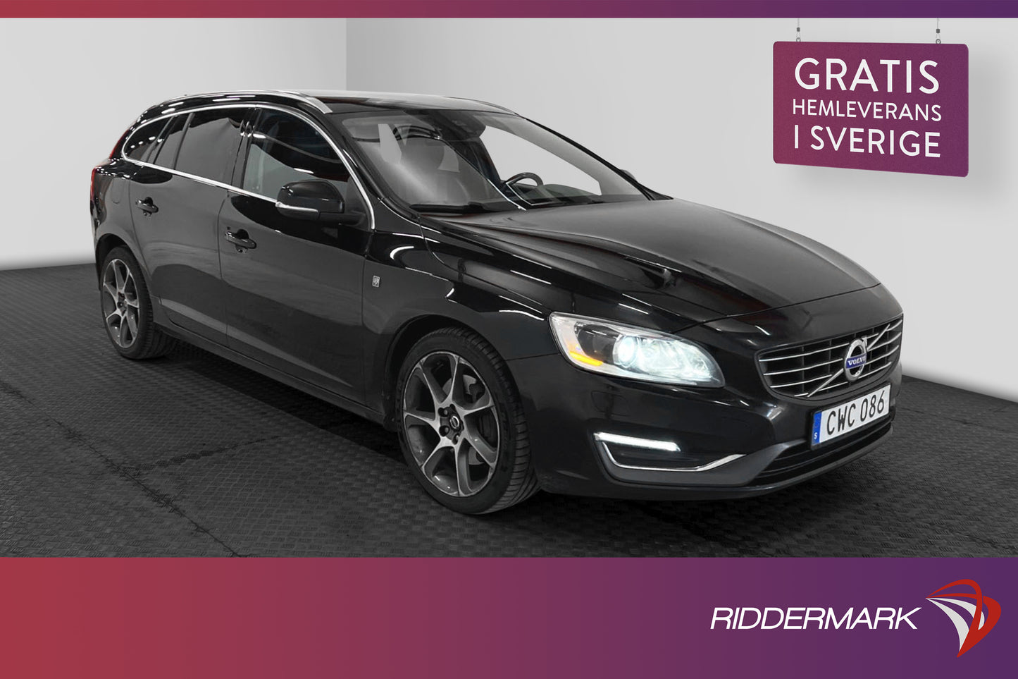 Volvo V60 D4 181hk AWD Ocean Race D-värm VOC Navi Skinn Drag