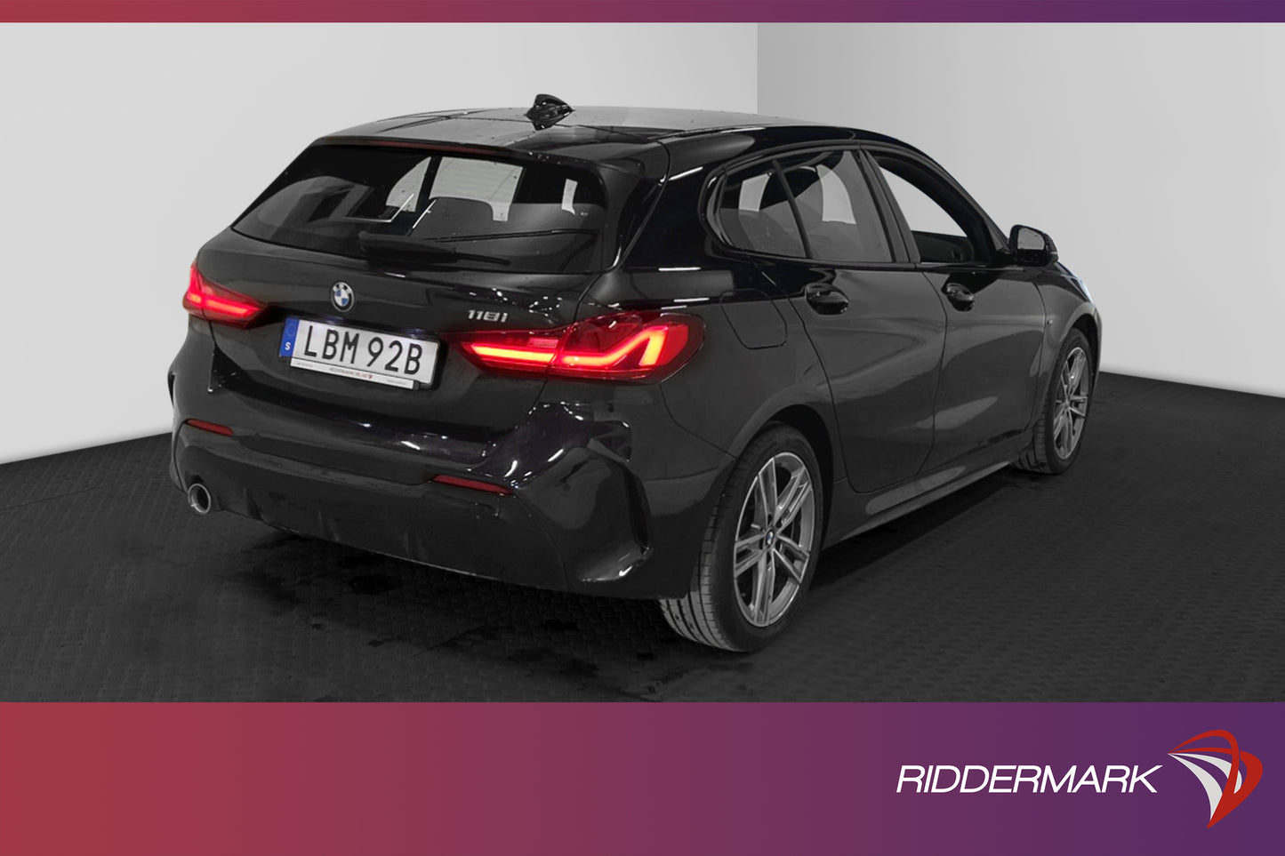 BMW 118i 140hk M-sport Rattvärme H-skinn Sensorer 0.5L/mil