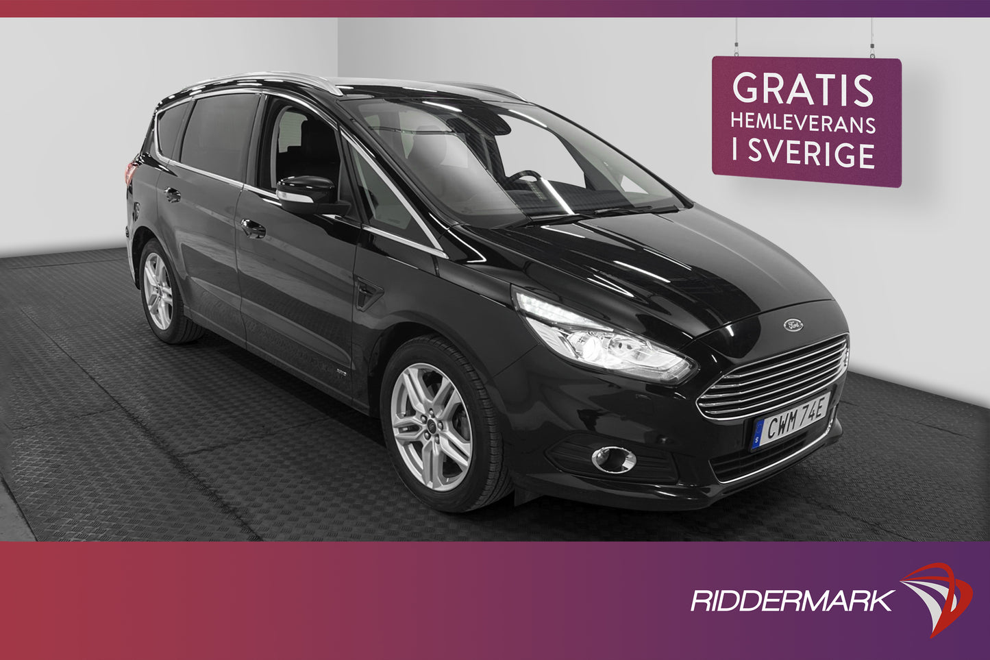 Ford S-Max 2.0 EcoBlue AWD 7-Sits D-Värmare Skinn B-Kam