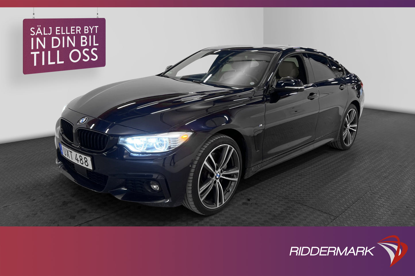 BMW 435 d xDrive Gran Coupé M Sport H/K Skinn Navi HuD 313hk