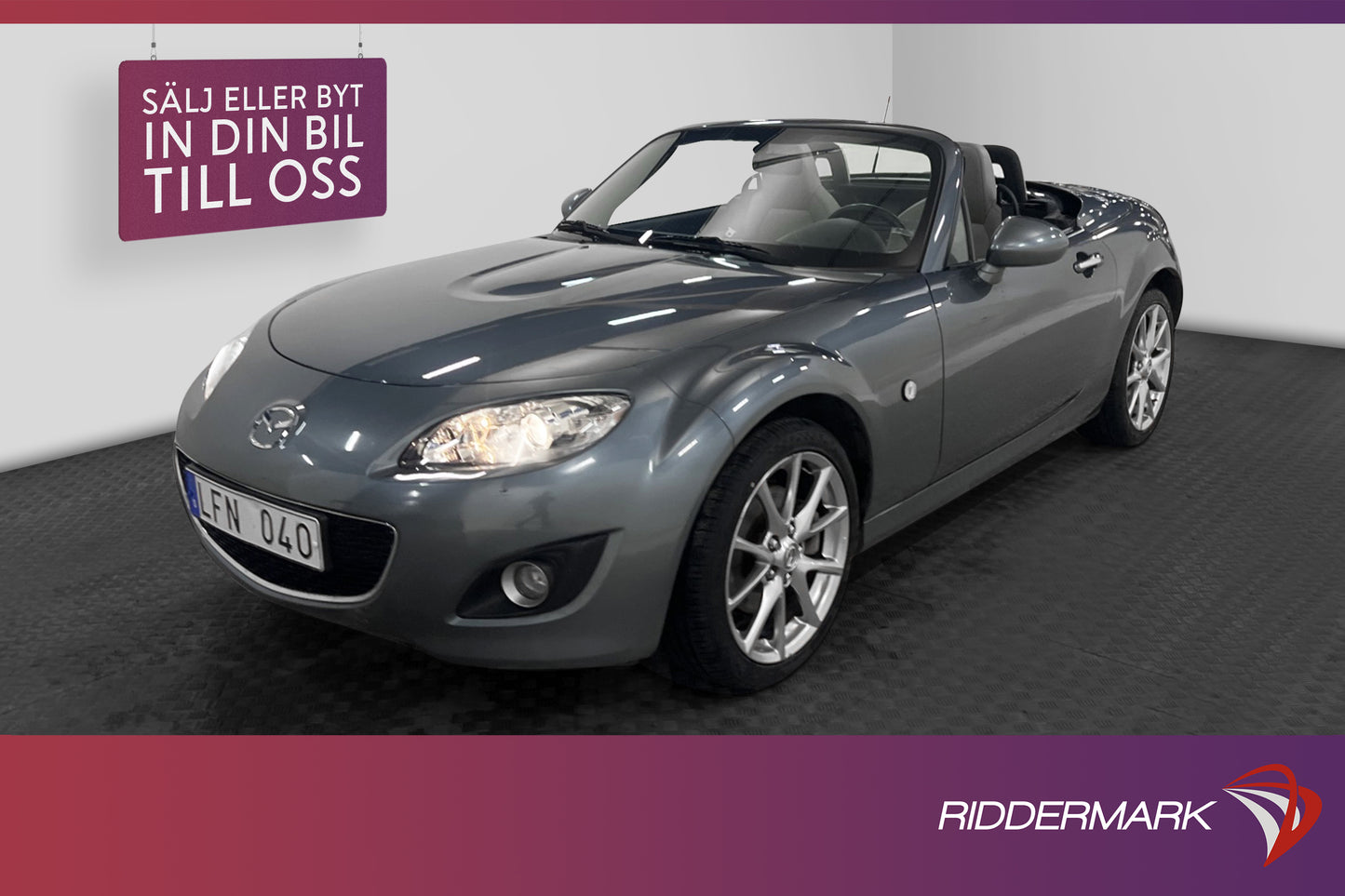 Mazda MX-5 Roadster Coupe MZR 126hk Skinnklädsel Välservad