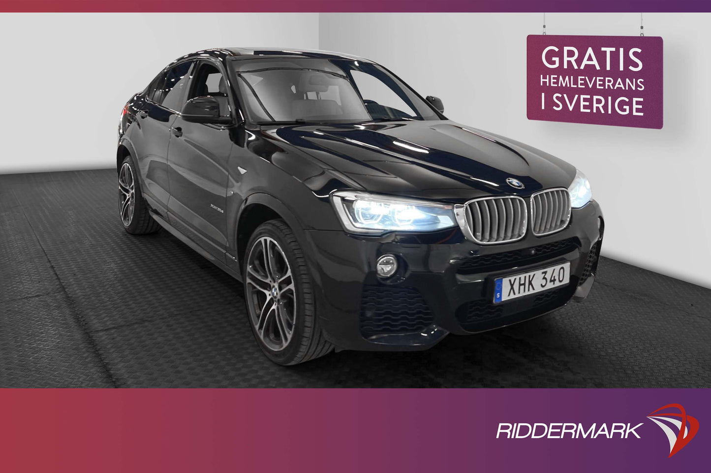 BMW X4 xDrive35d 313hk M-Sport D-Värm T-Lucka B-Kamera Navi