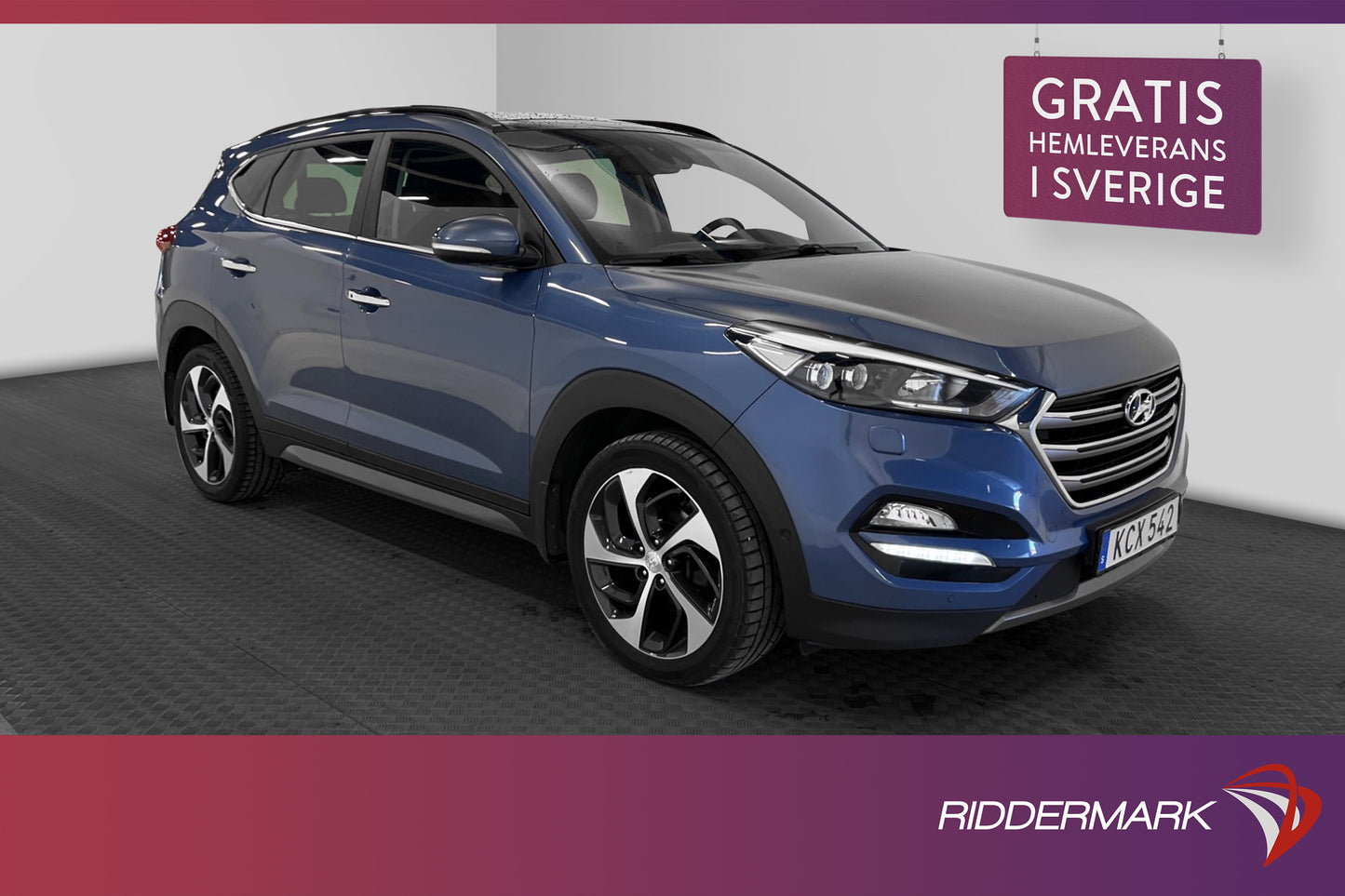 Hyundai Tucson 2.0 CRDi 4WD Premium Kamera Pano Drag Skinn