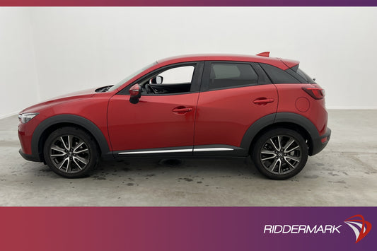 Mazda CX-3 2.0 120hk Optimum BOSE HUD Kamera Skinn Navi