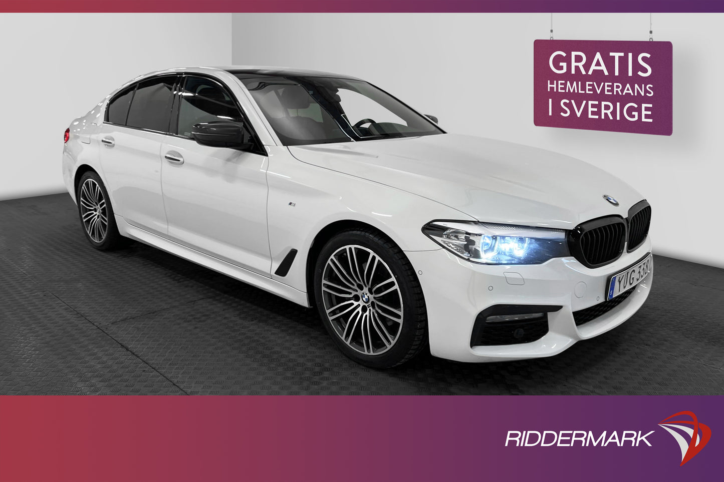 BMW 520 d xDrive 190hk M Sport Värm HiFi Skinn Kamera Drag