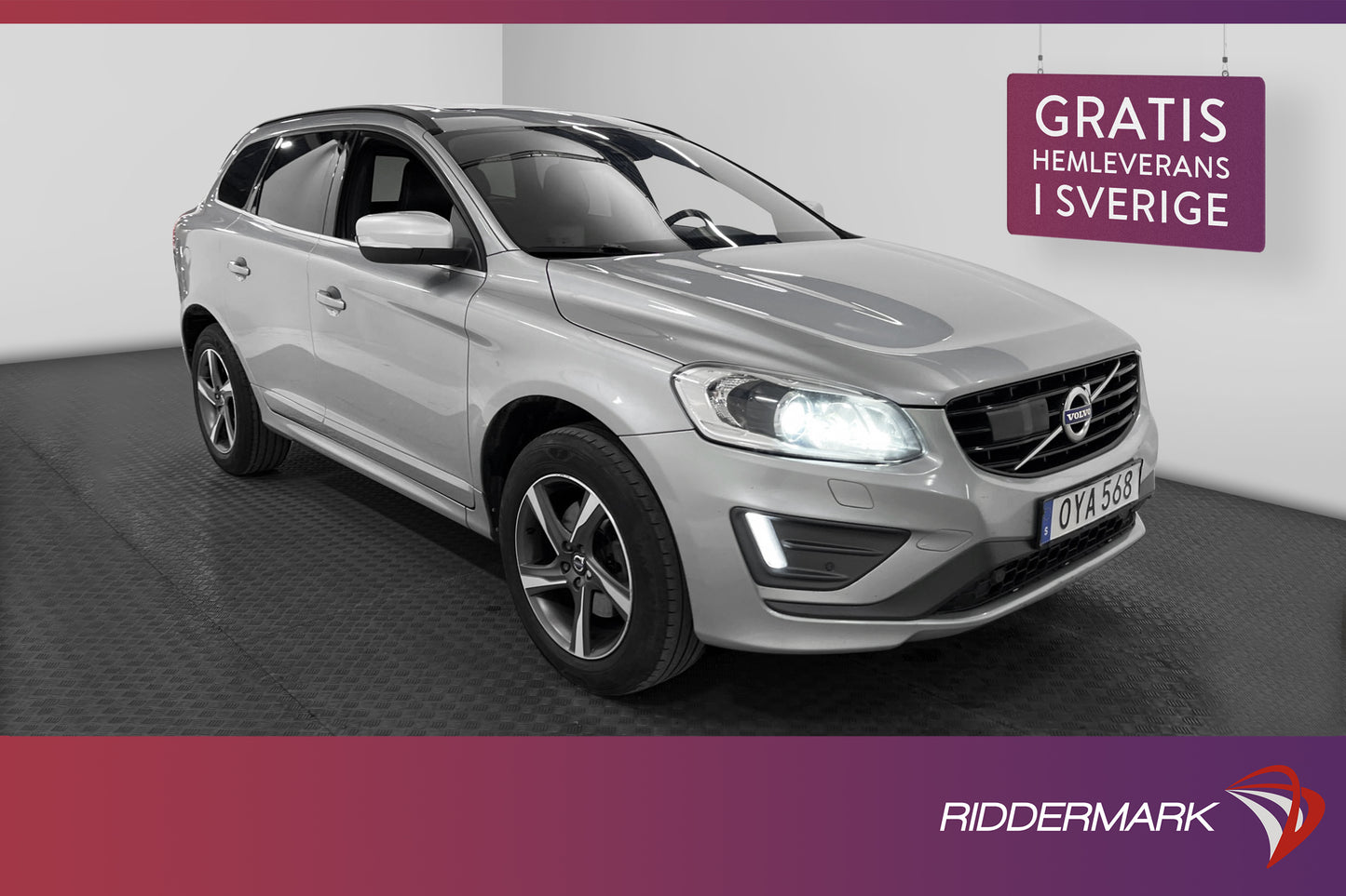 Volvo XC60 D4 220hk AWD R-Design Pano Navi VOC D-värm Drag