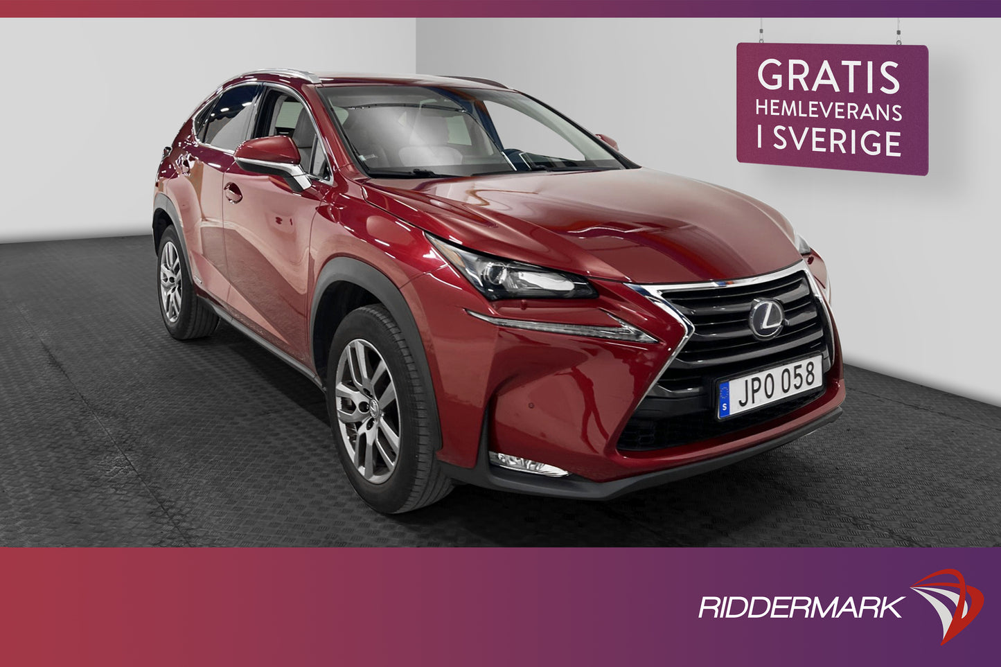 Lexus NX 300h AWD 197hk Kamera Skinn Rattvärme Välservad