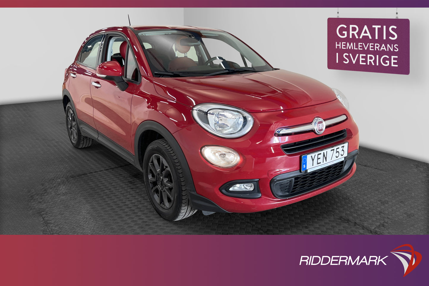 Fiat 500X 1.6 E.Torq 110hk PopStar 1 Ägare 0.5L/Mil