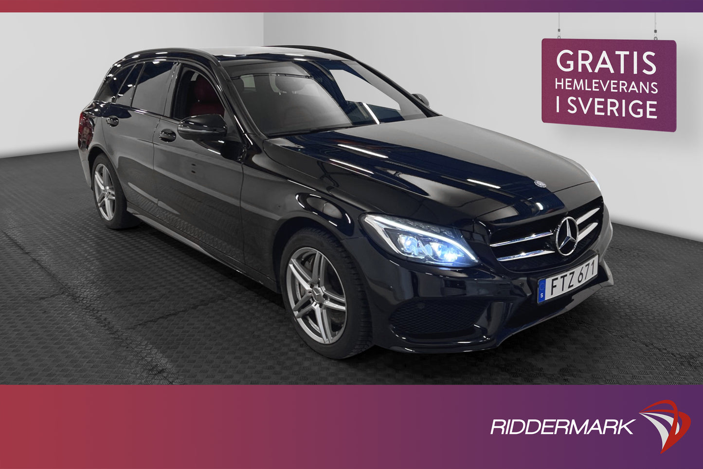 Mercedes-Benz C 250 d 204hk 4M AMG Pano D-värm Skinn 360°