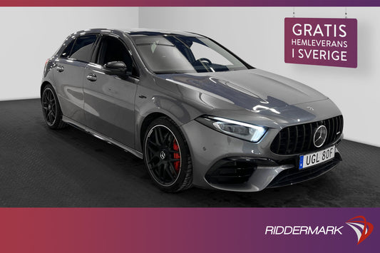 Mercedes-Benz AMG A 45 S 4MATIC+ 421hk Wides Pano Burmester